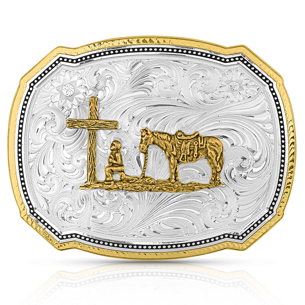 Right Cut of the Rope with Christian Cowboy Buckle