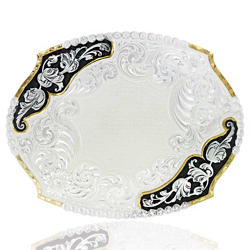 Antique Leaves Buckle (4.75