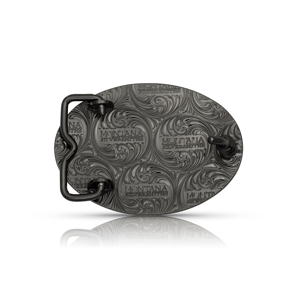 River Rock Nature's Pair Deer Buckle