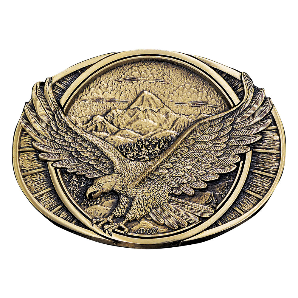 belt buckle eagle