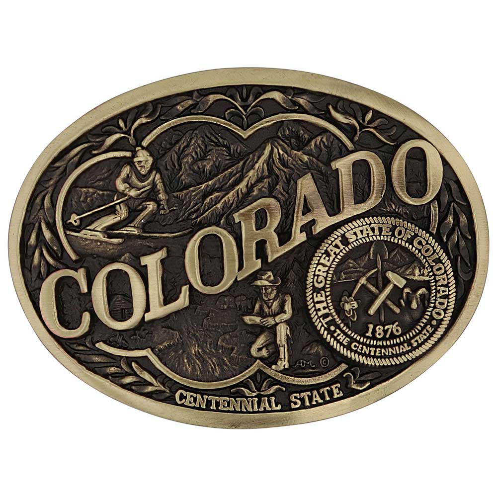 colorado belt buckle