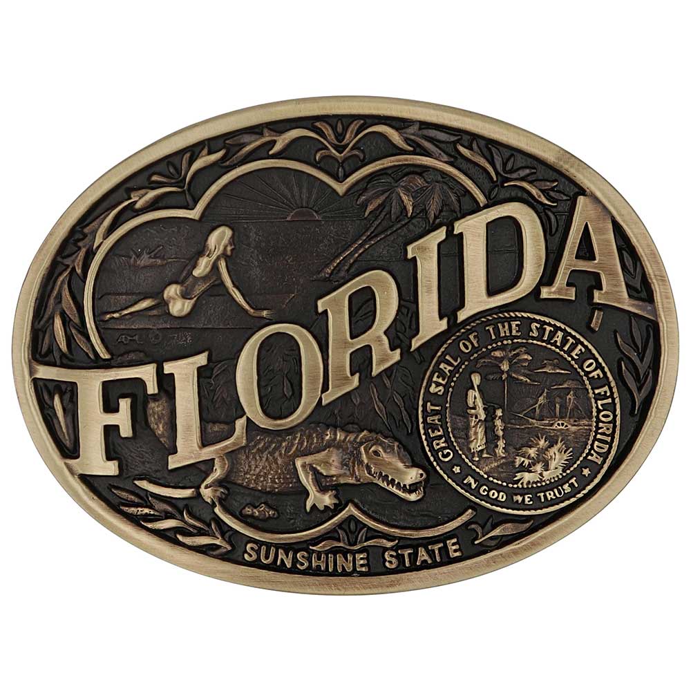 florida belt buckle