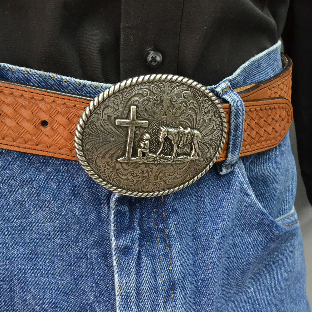 cowboy style belt buckles