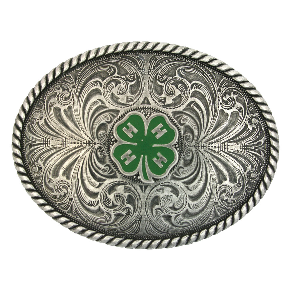 4-H Emblem Classic Antiqued Attitude 