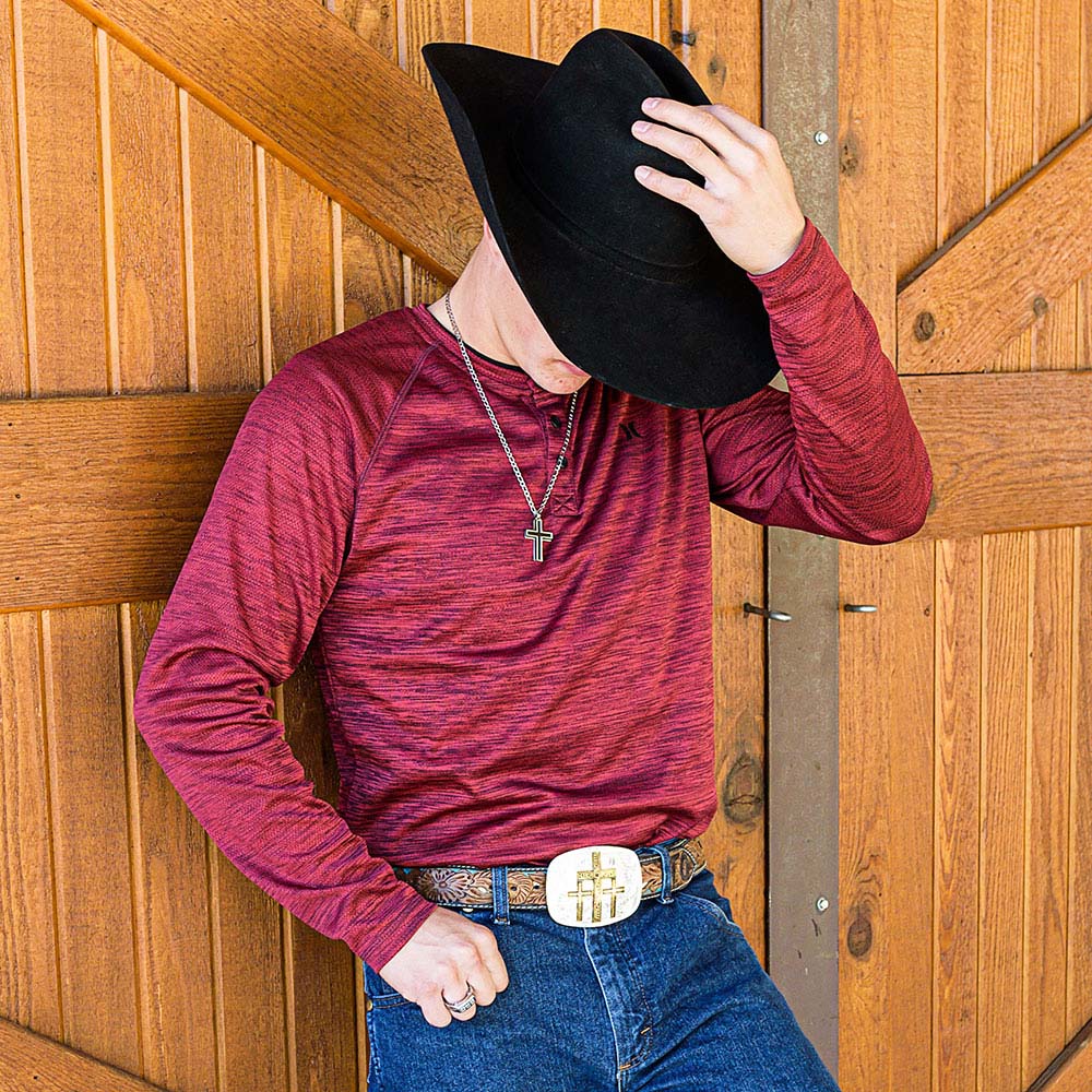 Two-Tone Triple Cross Buckle