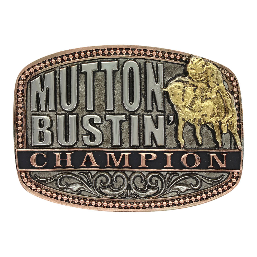 Little Attitude Mutton Bustin Champion Buckle