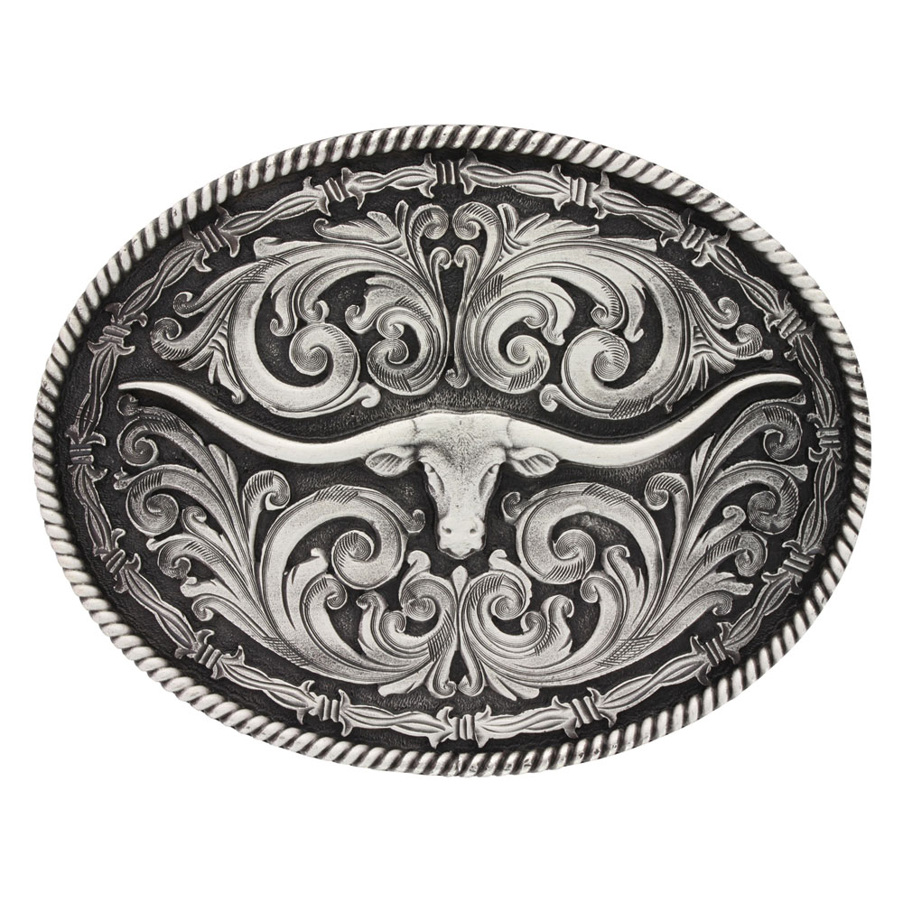 barbed wire belt buckle