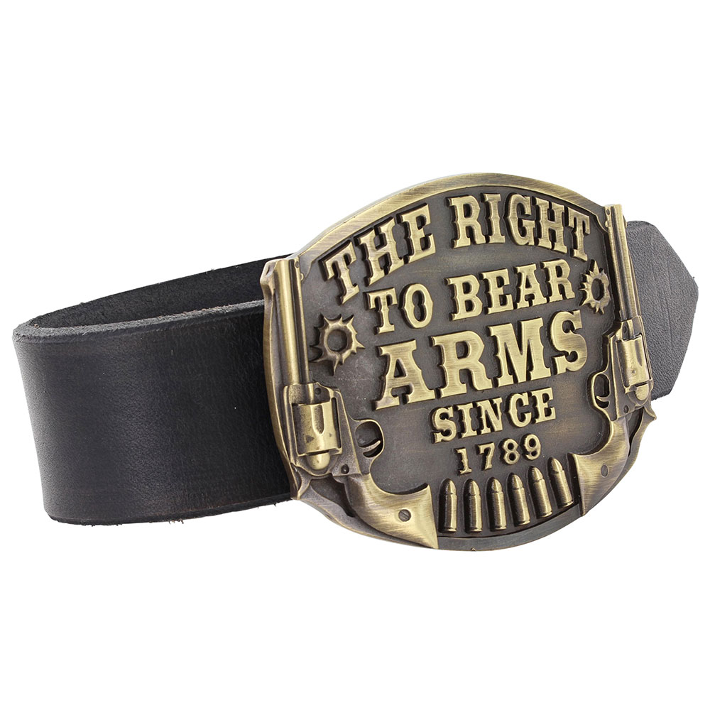 Heritage The Right to Bear Arms Attitude Buckle
