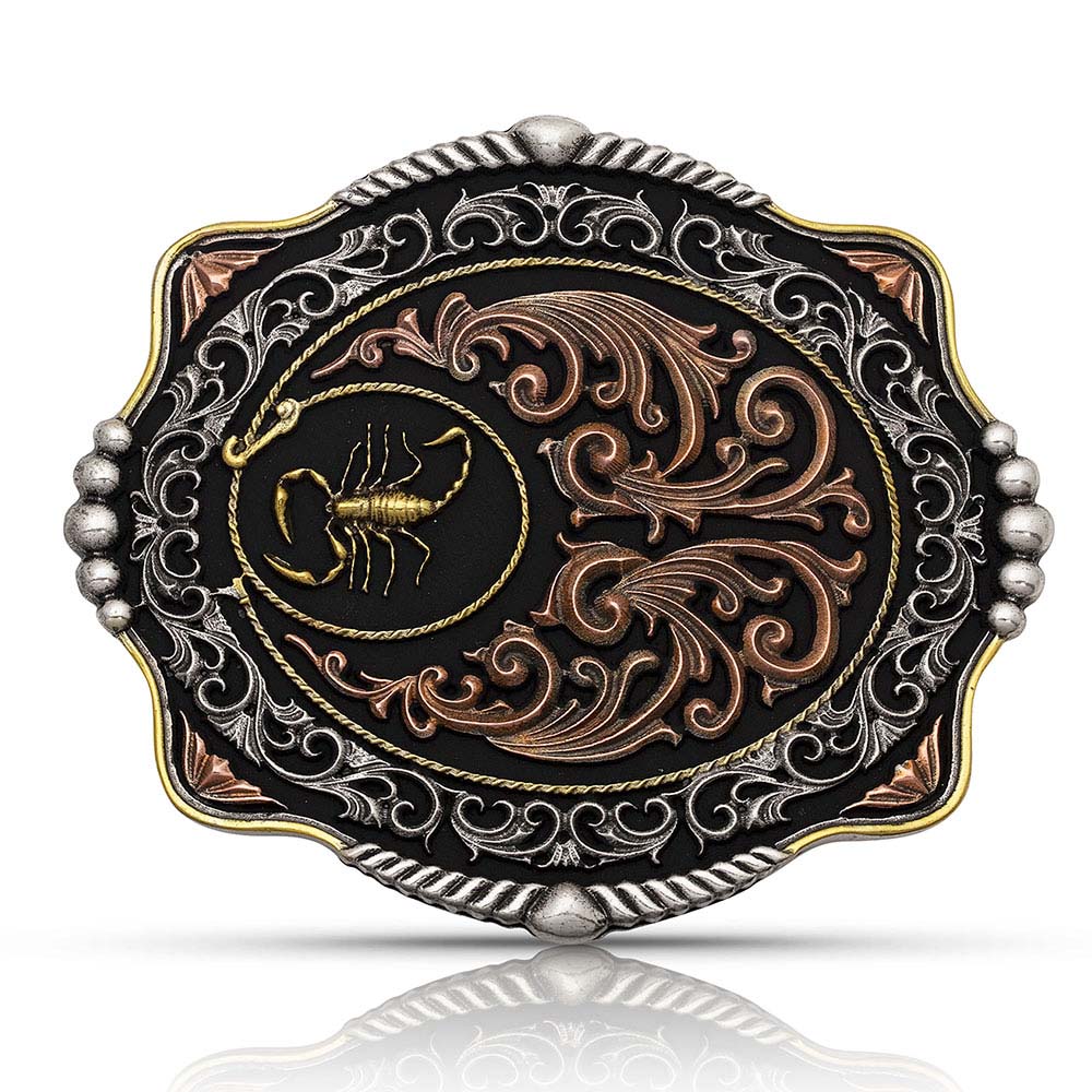 Tri-Color Part of the Whole Scorpion Attitude Buckle