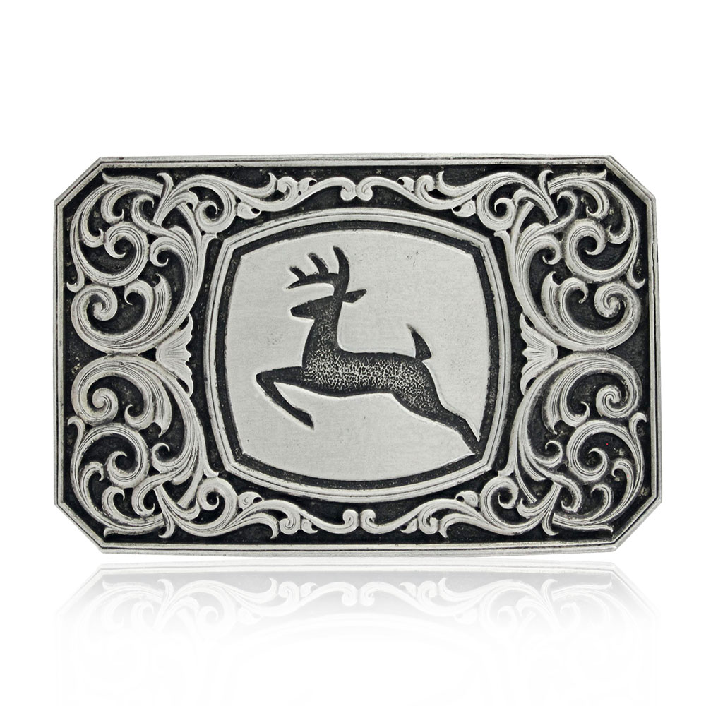 John Deere Filigree Attitude Buckle