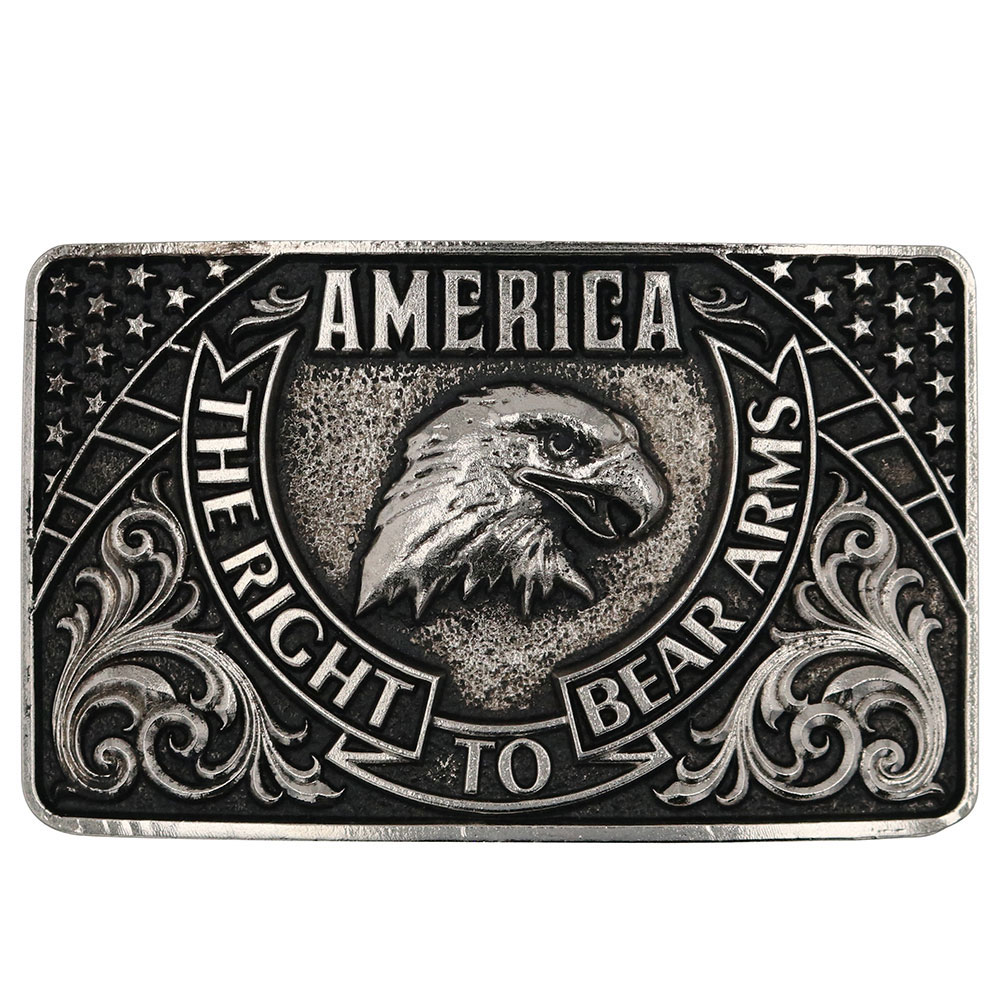 patriotic belt buckle