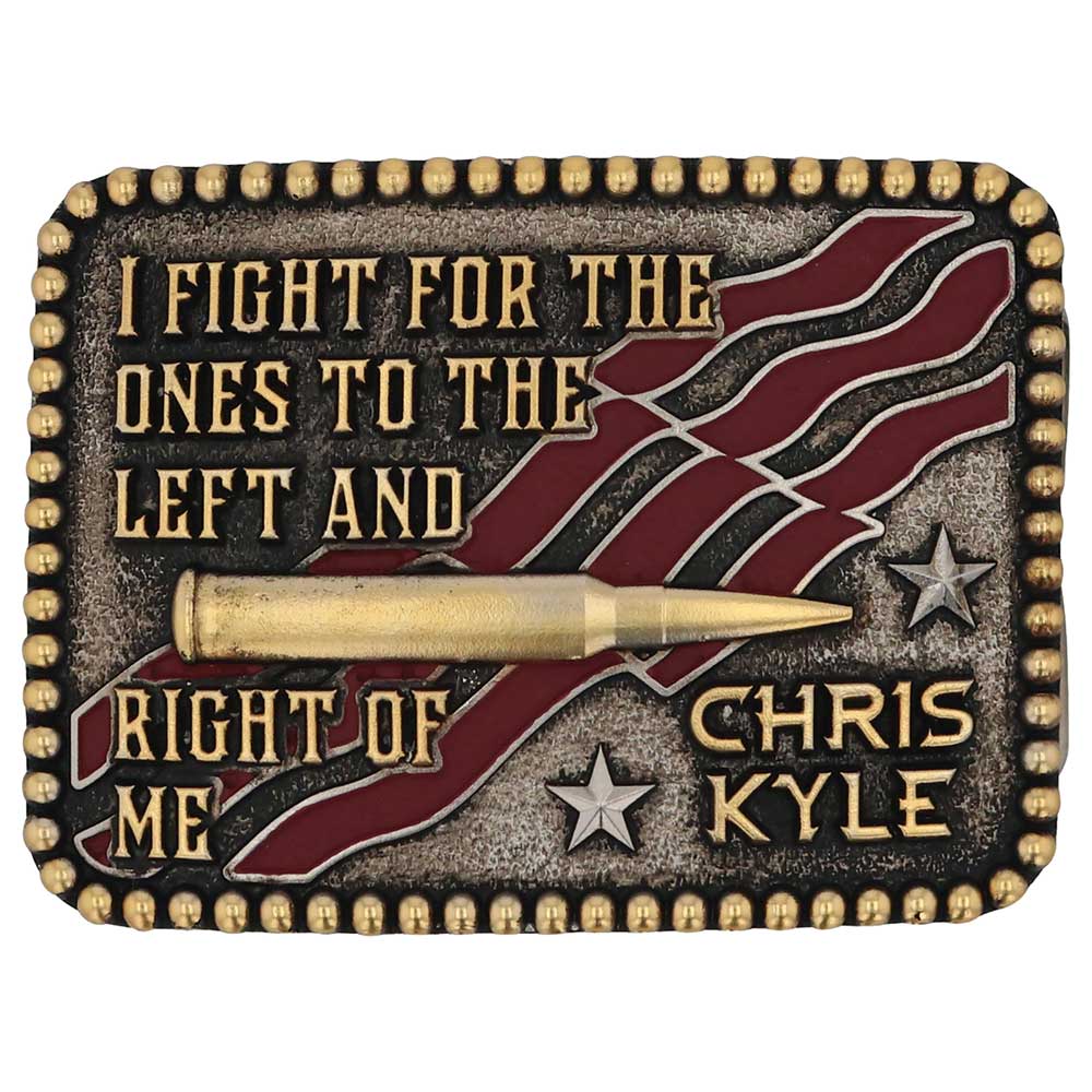 Left and Right of Me Attitude Belt Buckle