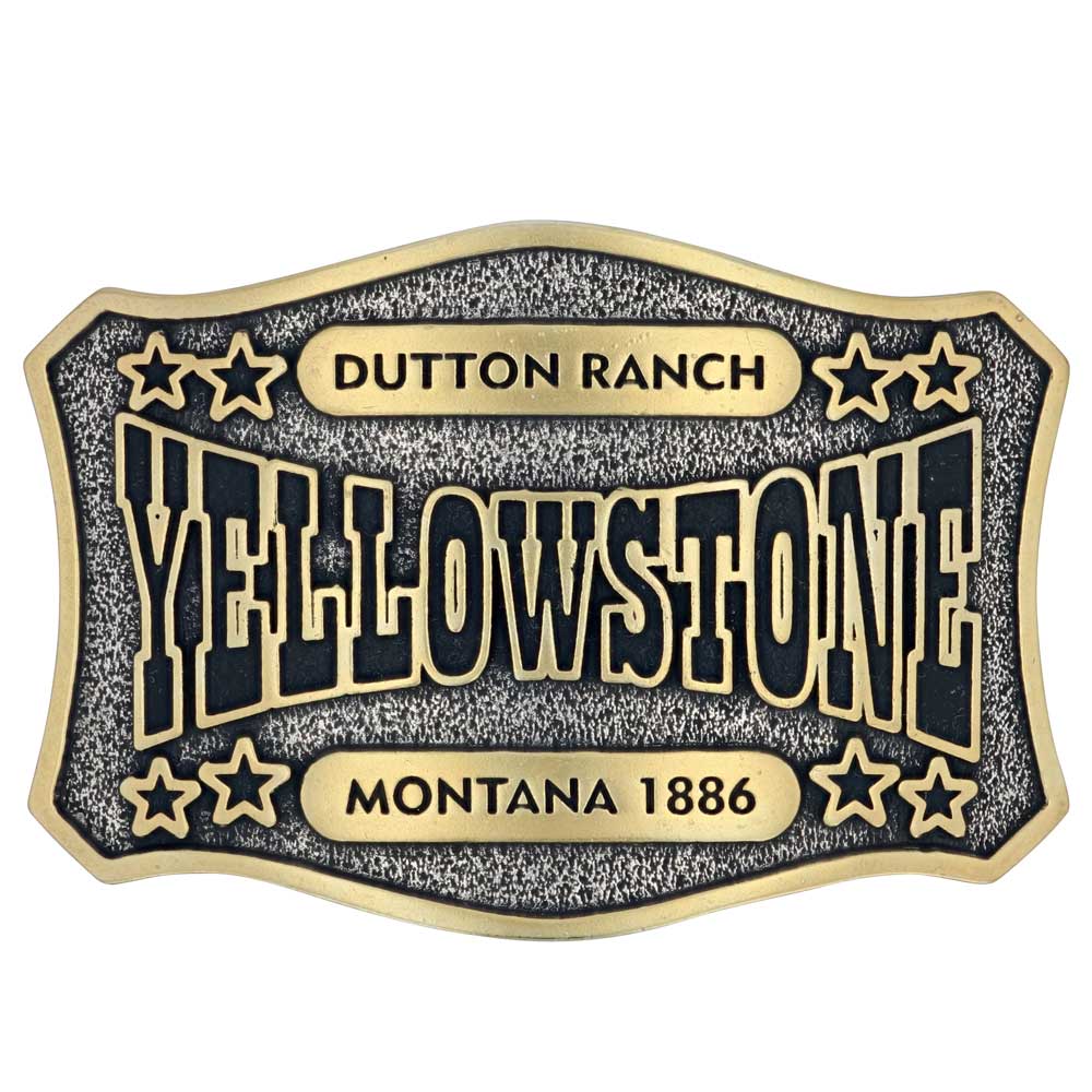 The Y Yellowstone Star Attitude Belt Buckle