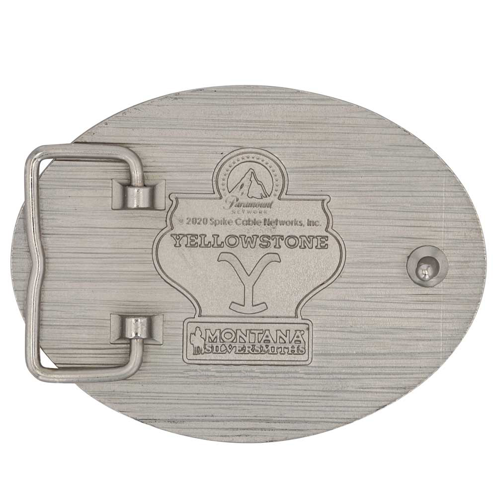 Yellowstone Squared Up Oval Belt Buckle