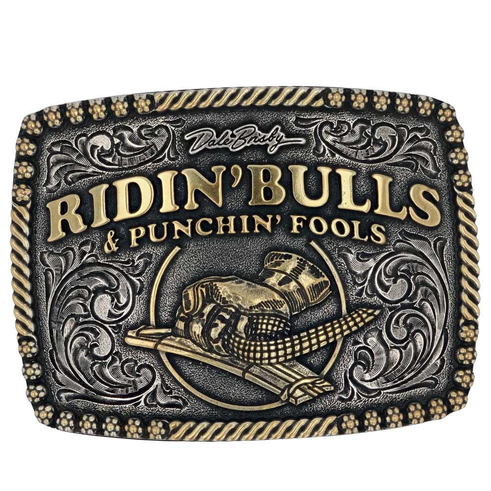 Dale Brisby Bulls & Fools Attitude Belt Buckle