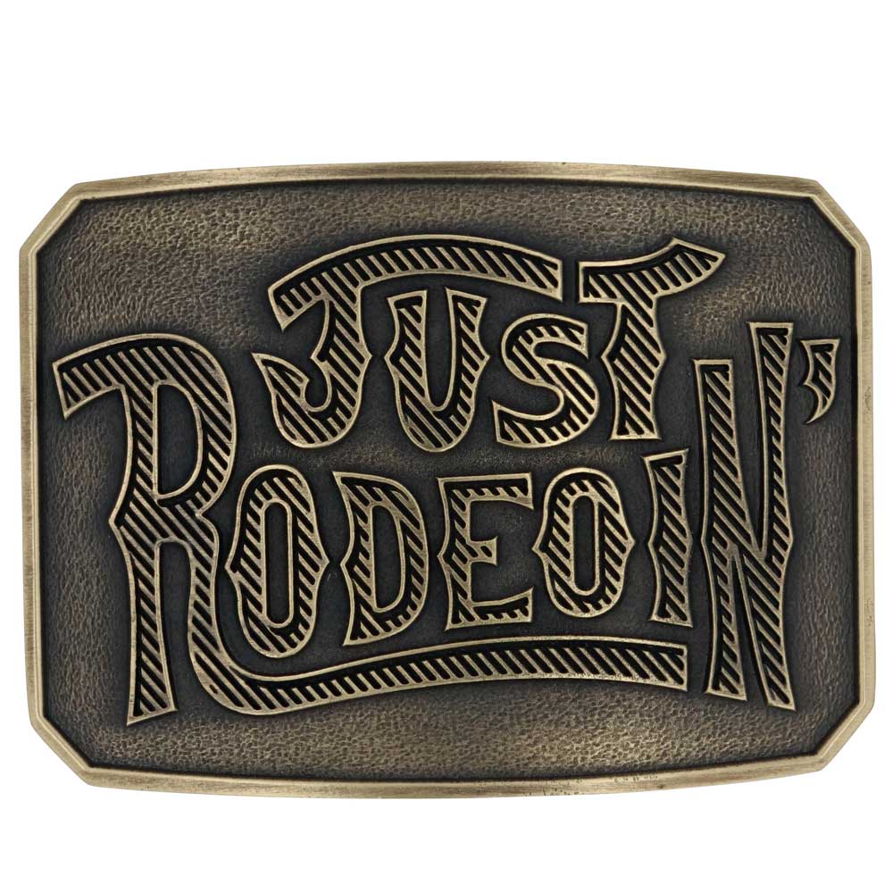 Dale Brisby Just Rodeoin' Attitude Buckle