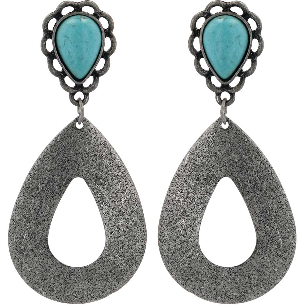 Mirrored Reflection Attitude Earrings
