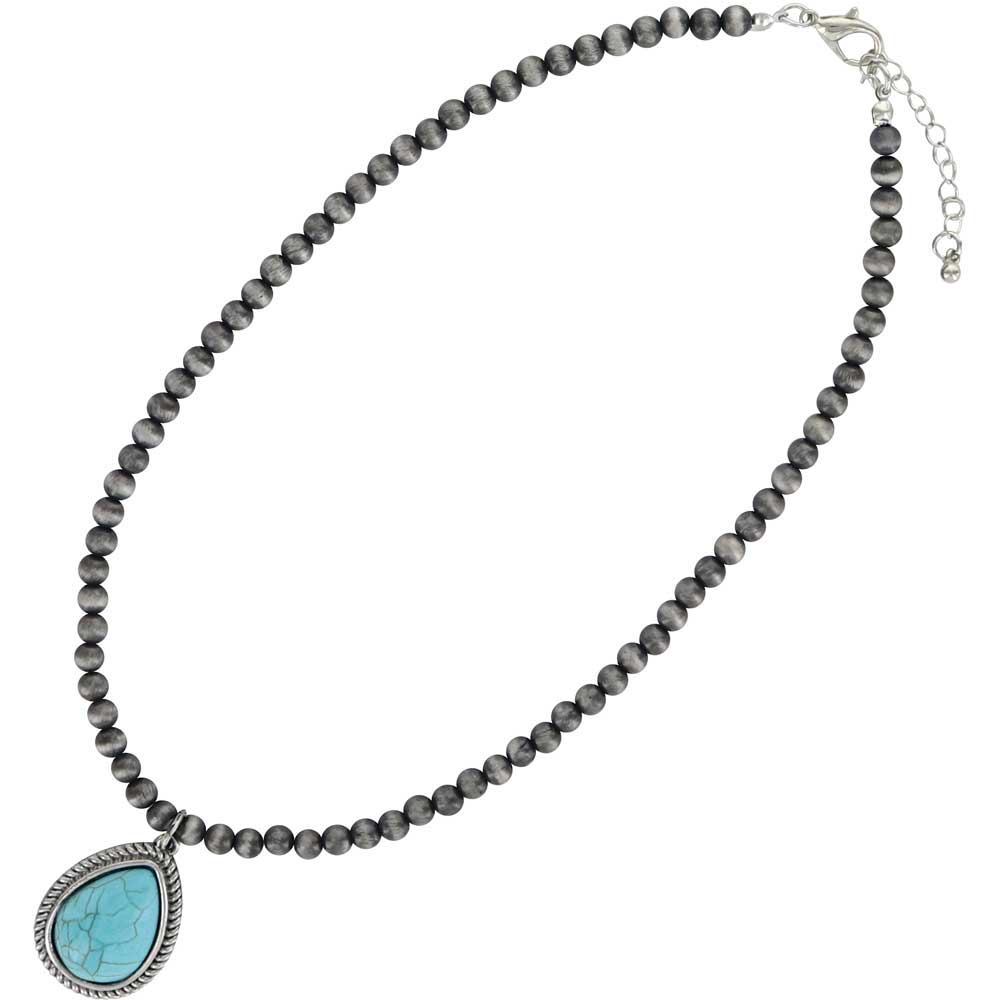 Perfectly Paired Teardrop Attitude Necklace