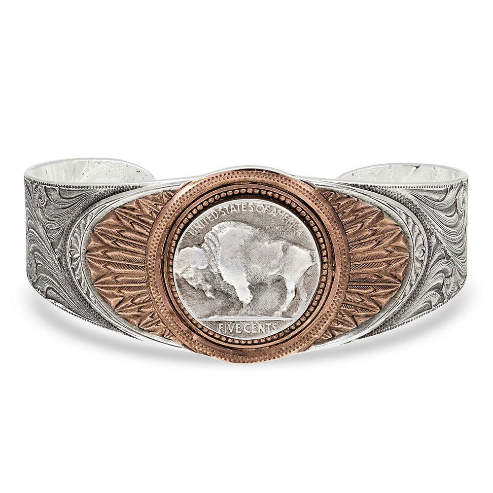 Buffalo Feather Cuff Bracelet