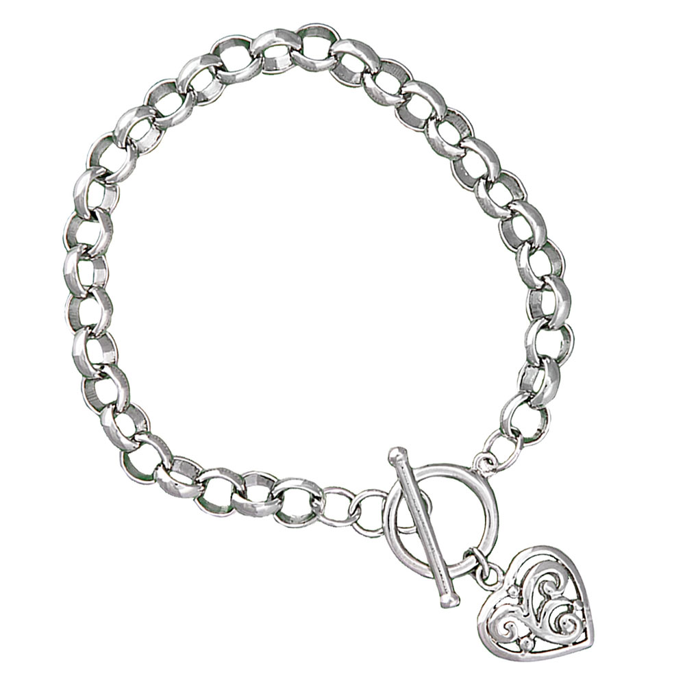 heart charm bracelet