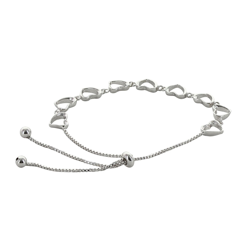 Hearts on the Line Bolo Bracelet