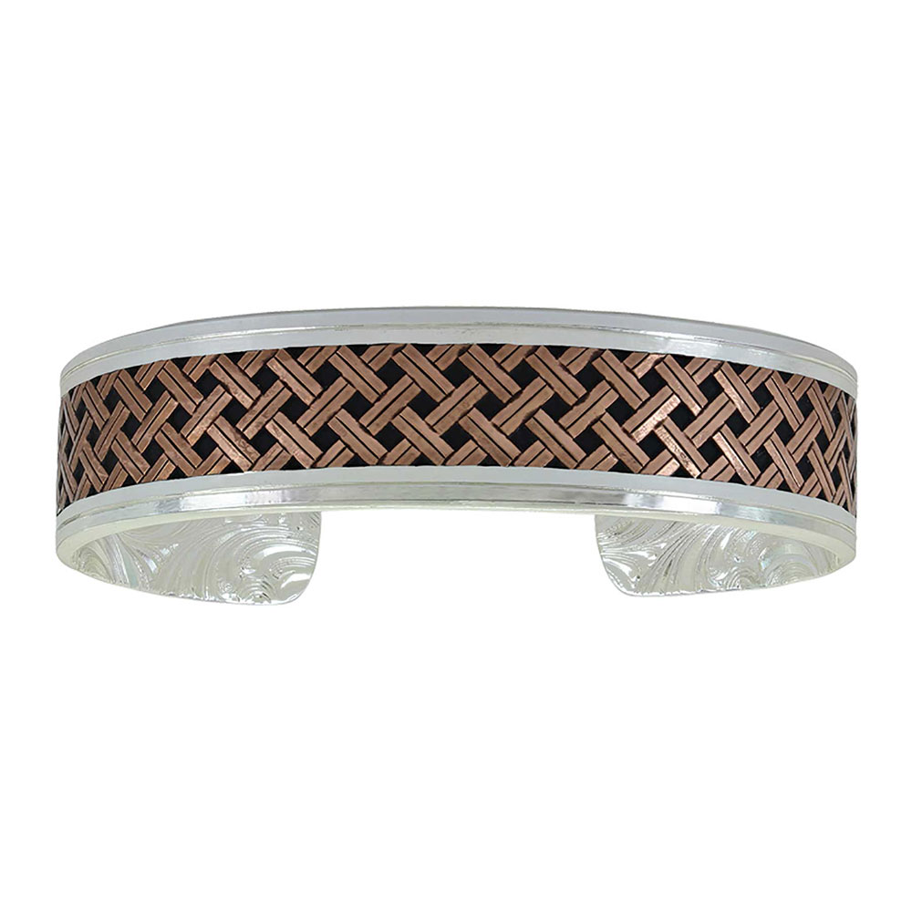 Amazon.com: Montana Silversmiths Classic Legacy Weave Crossing Paths Cuff  Bracelet - BC3913BRS: Clothing, Shoes & Jewelry