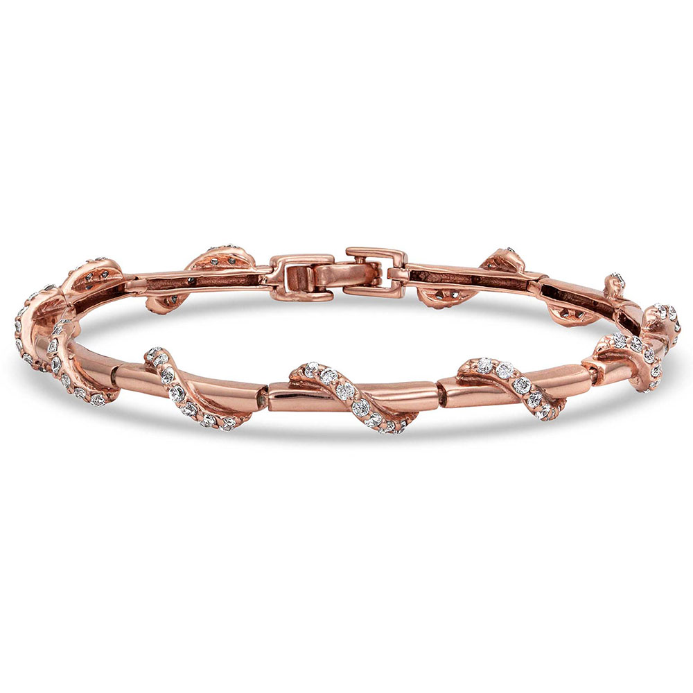 Along the Rose Gold Path Bracelet