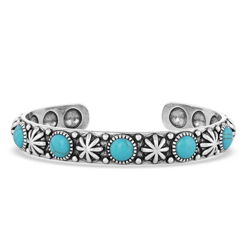 Starbrite Stone Turquoise Silver Bracelet