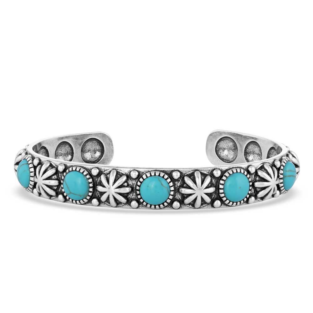 Montana Silversmiths Blue Spring Turquoise Cuff Bracelet