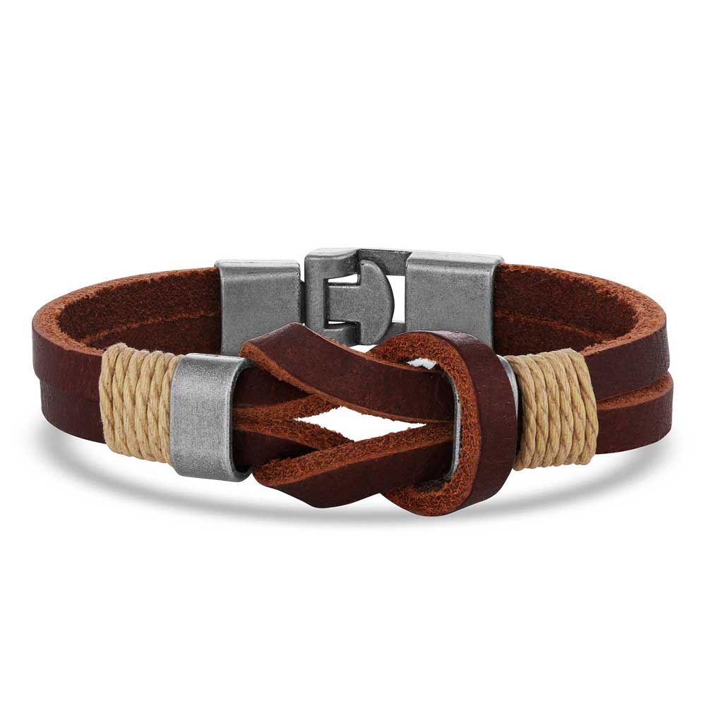 Stronger Together Leather Bracelet