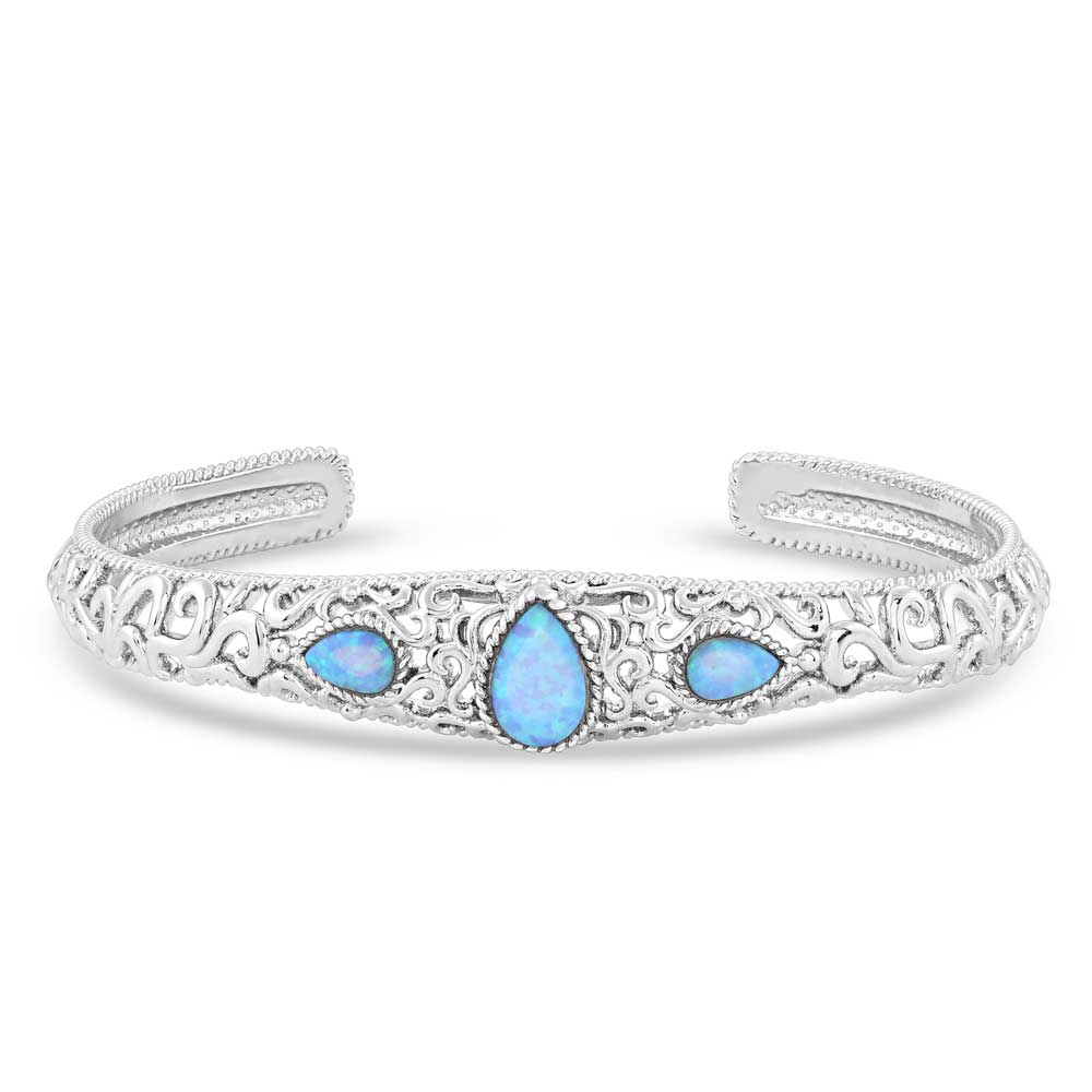 Crystal Pools Silver Bracelet