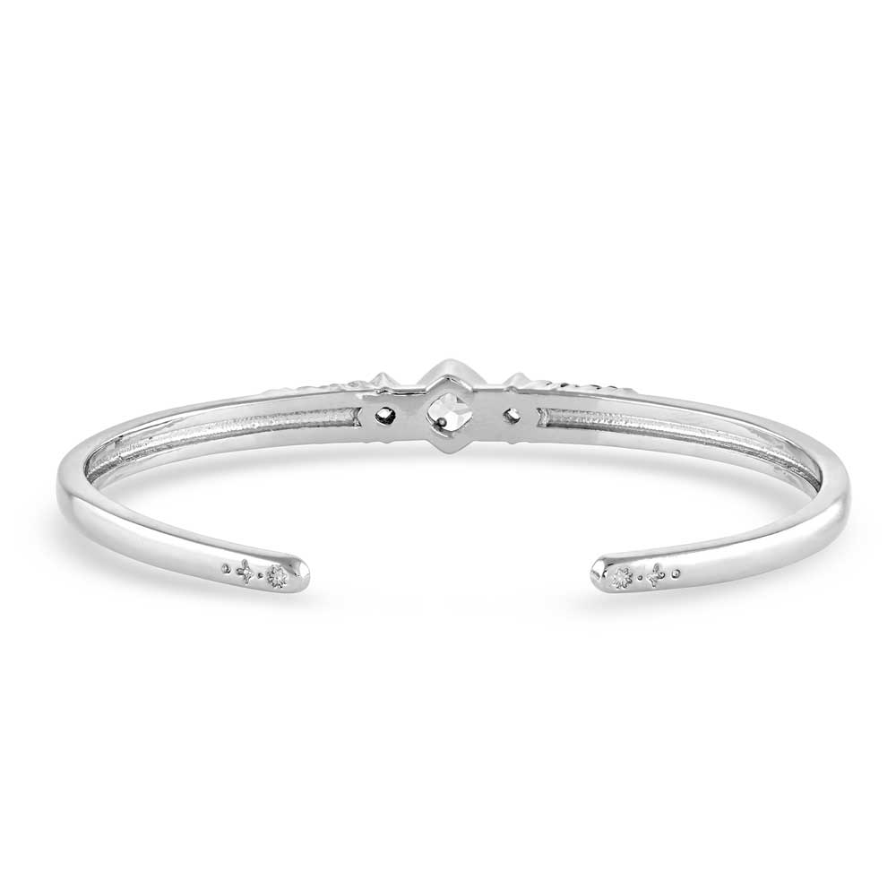 Sparkling Wheat Crystal Cuff Bracelet