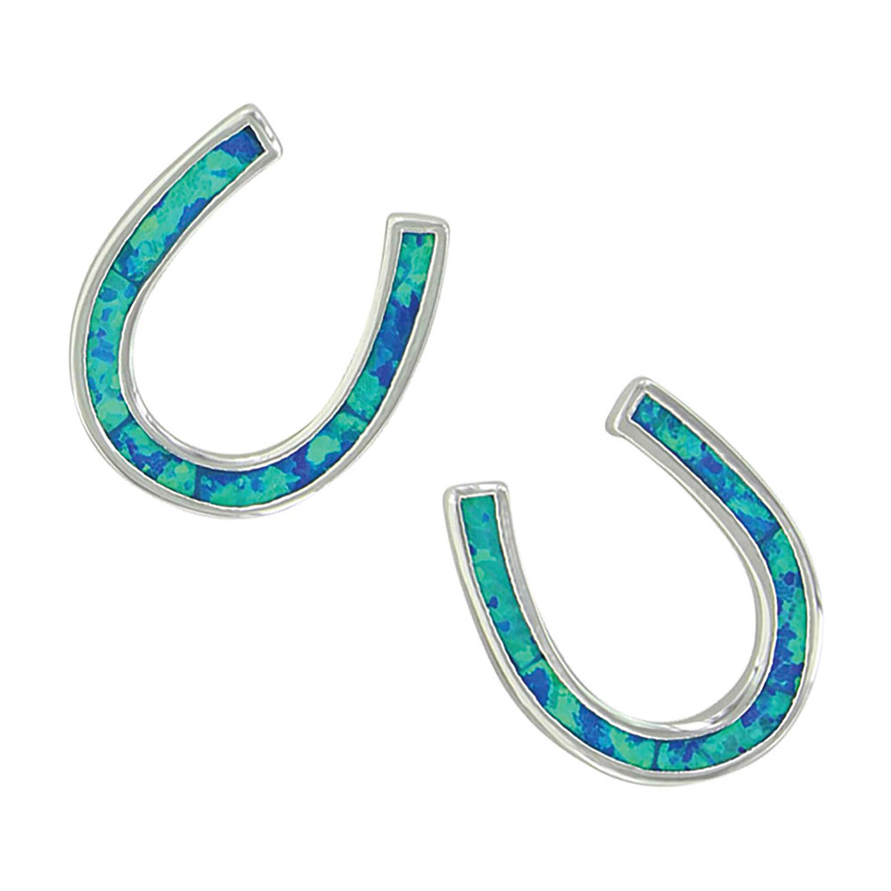 River Lights Simply Lucky Horseshoe Post Earrings