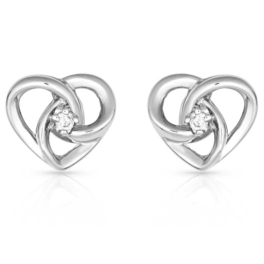 Starlight Infinity Heart Earrings