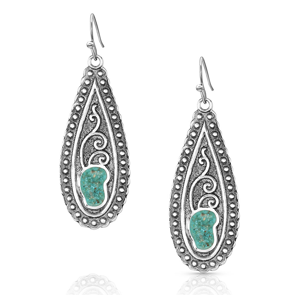 Country Roads Turquoise Earrings