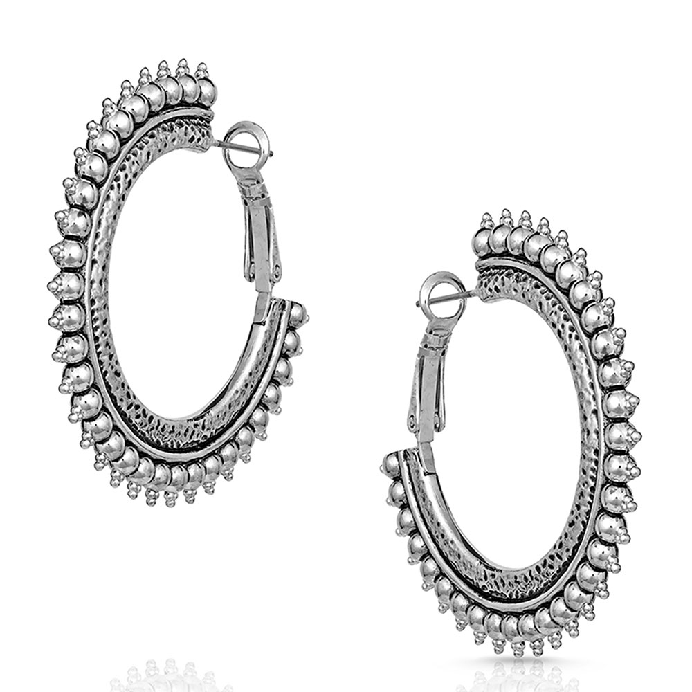 Sun Ray Hoop Earrings