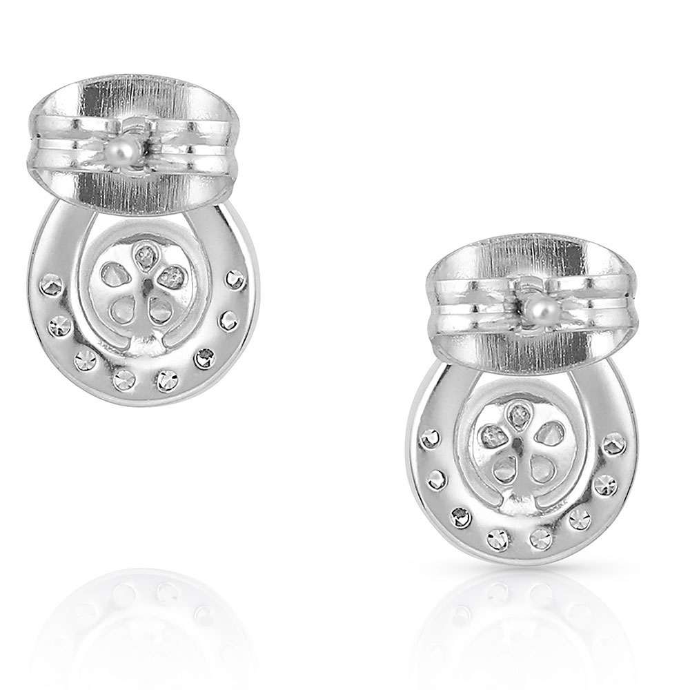 Cradled Stud Earrings
