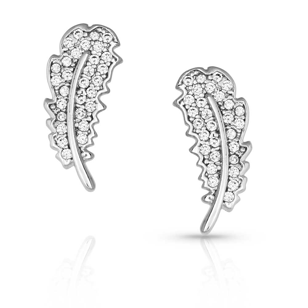 Small Smitten Feather Earrings