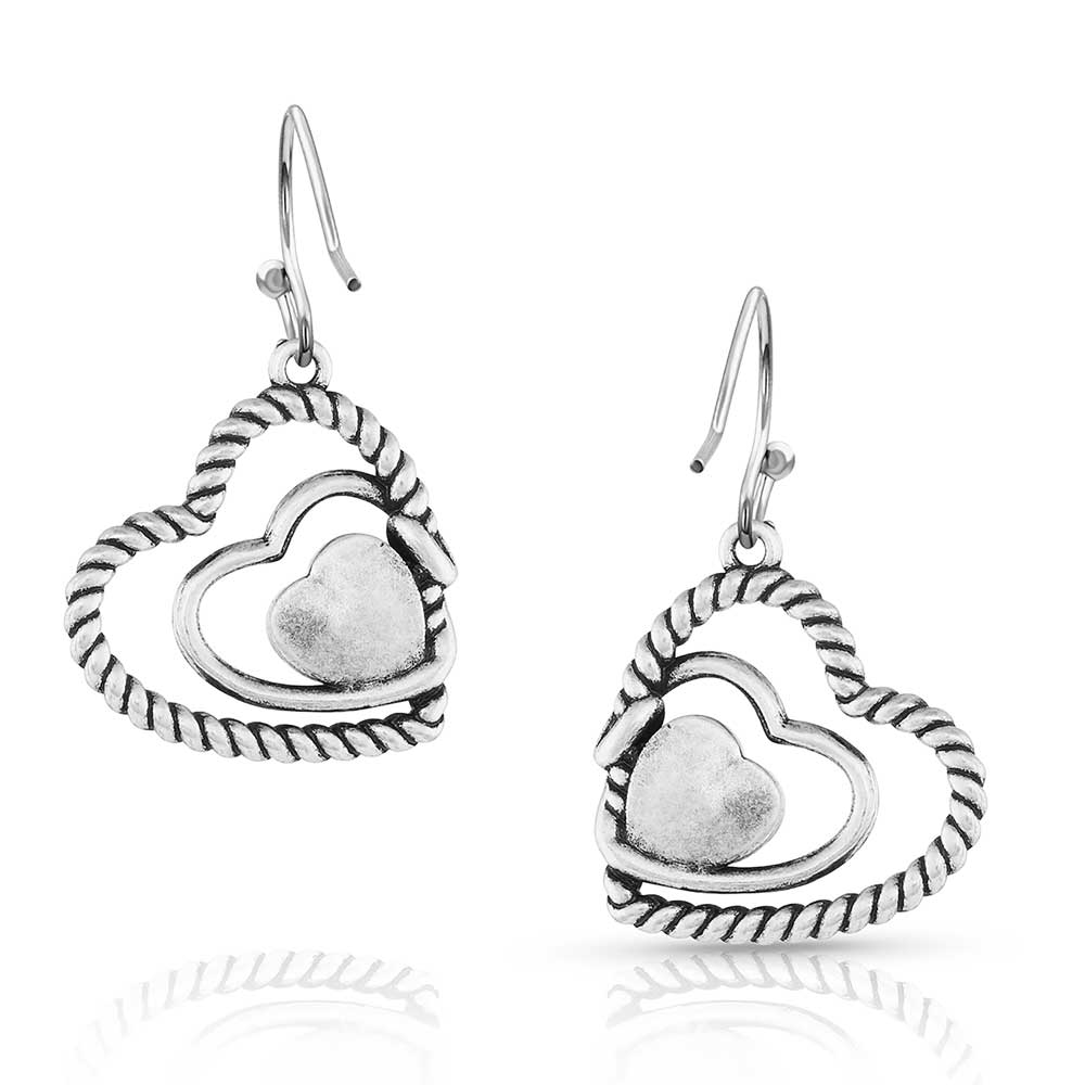 Clearer Ponds Turquoise Heart Earrings