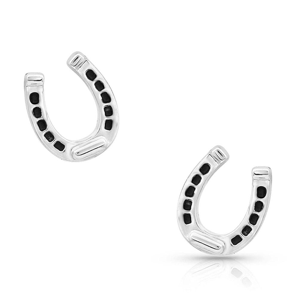 Details about  / Horseshoe Earrings Horseshoe Sterling Silver Earrings Jewelry