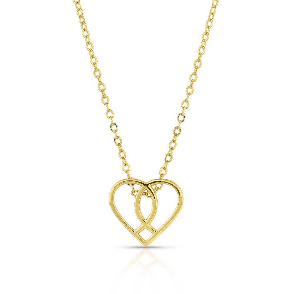 Connected Faith Heart Necklace