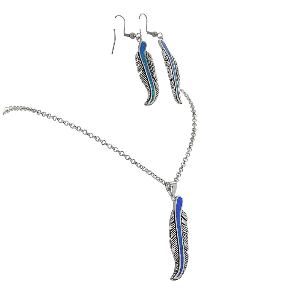 The Storyteller Feather Jewelry Set