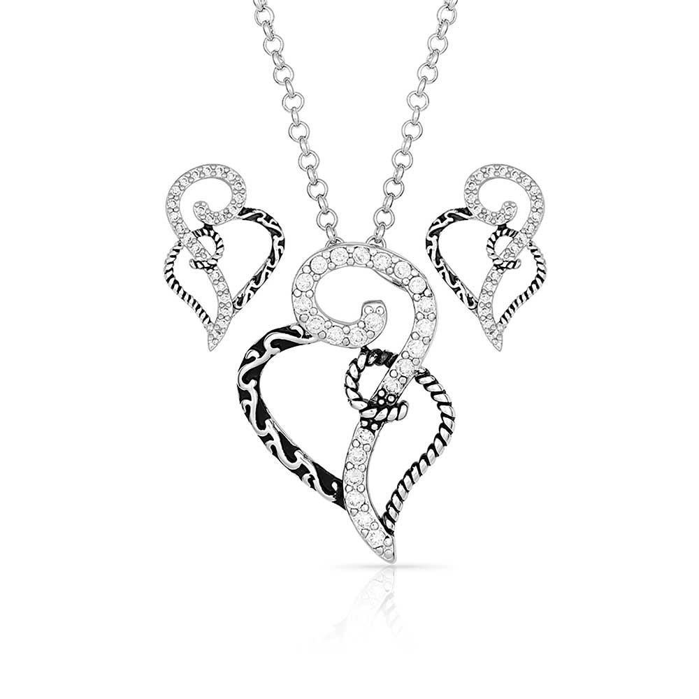 Woven Hearts Jewelry Set