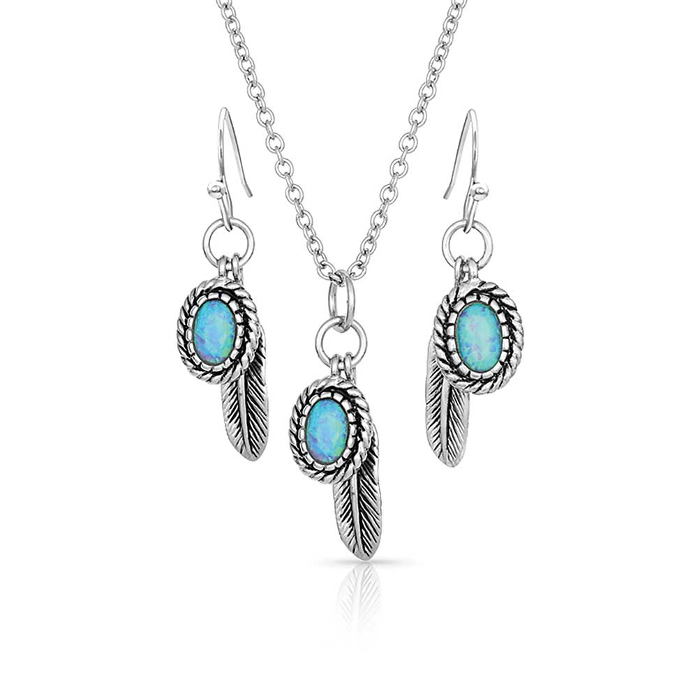 Sterling silver deals opal jewelry sets