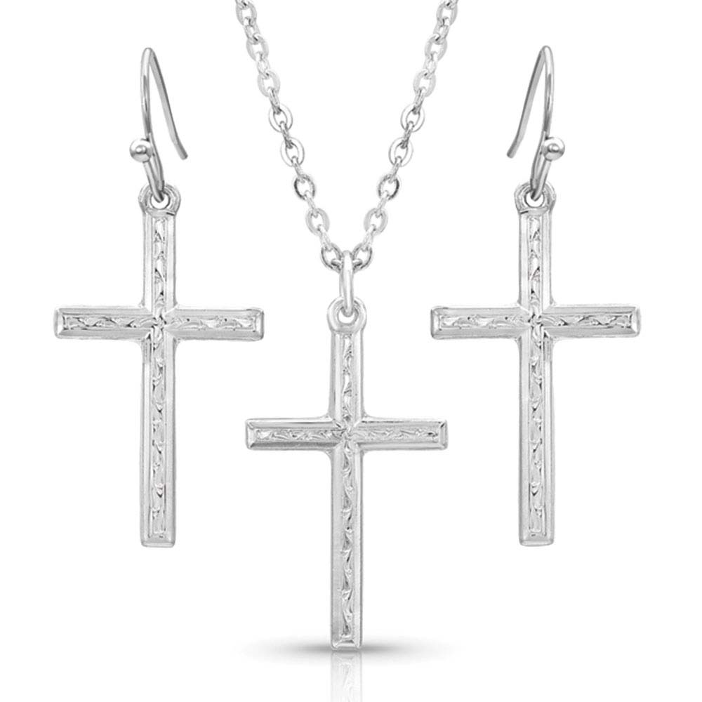 Gratitude Cross Jewelry Set
