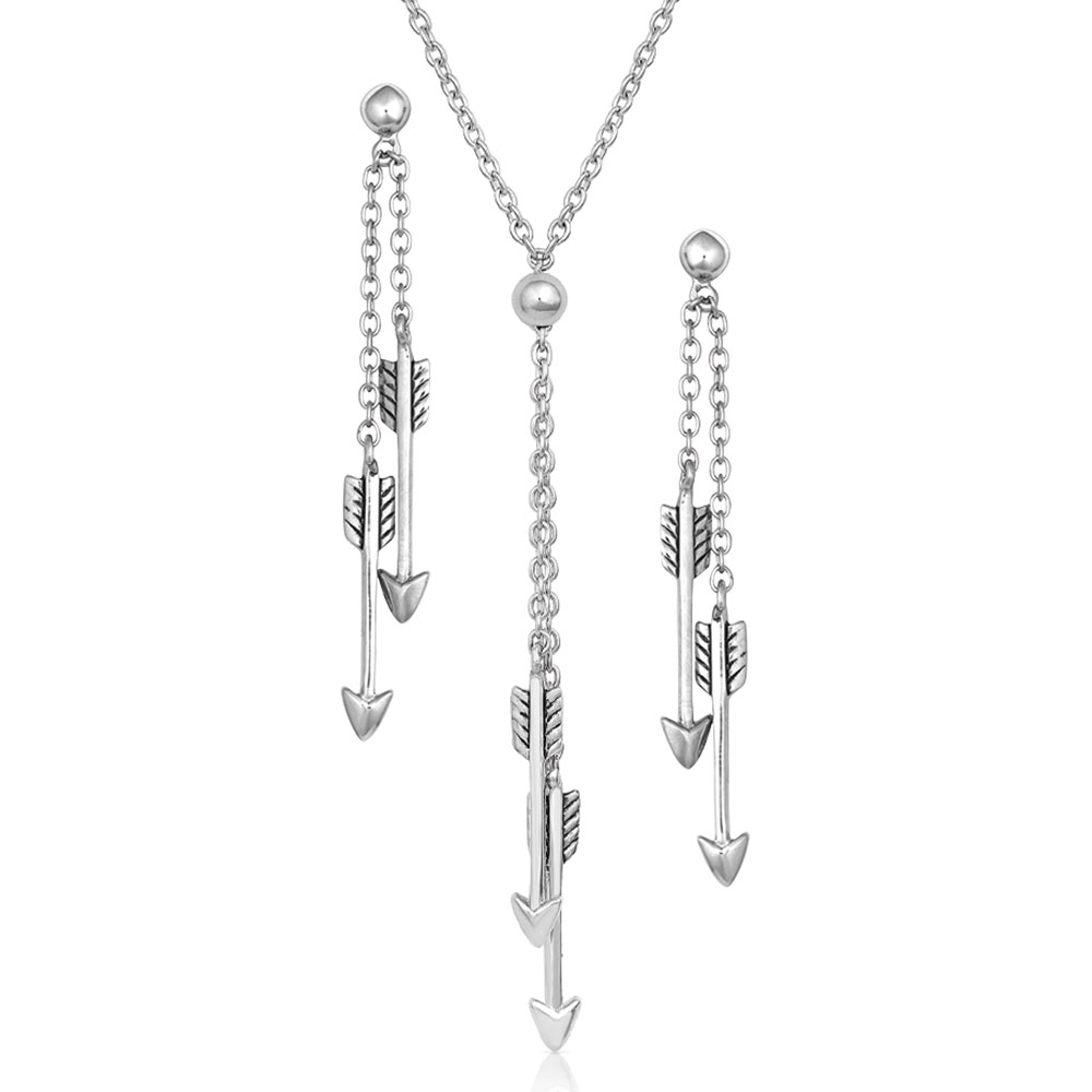 Doubling Down Arrow Jewelry Set