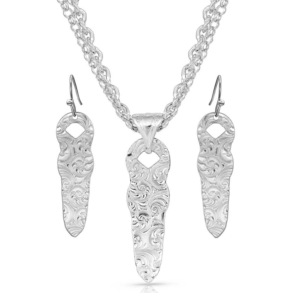 Strength Within Feather Jewelry Set