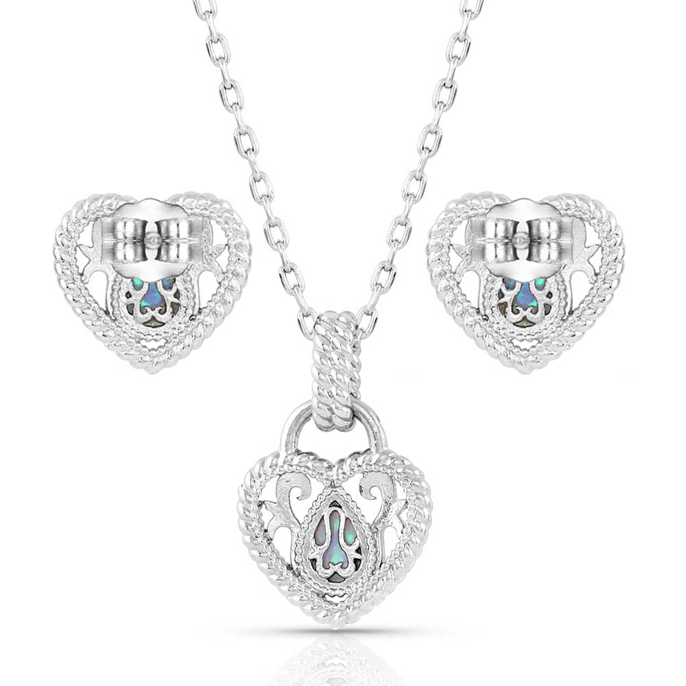 Gleeful Heart Silver Jewelry Set