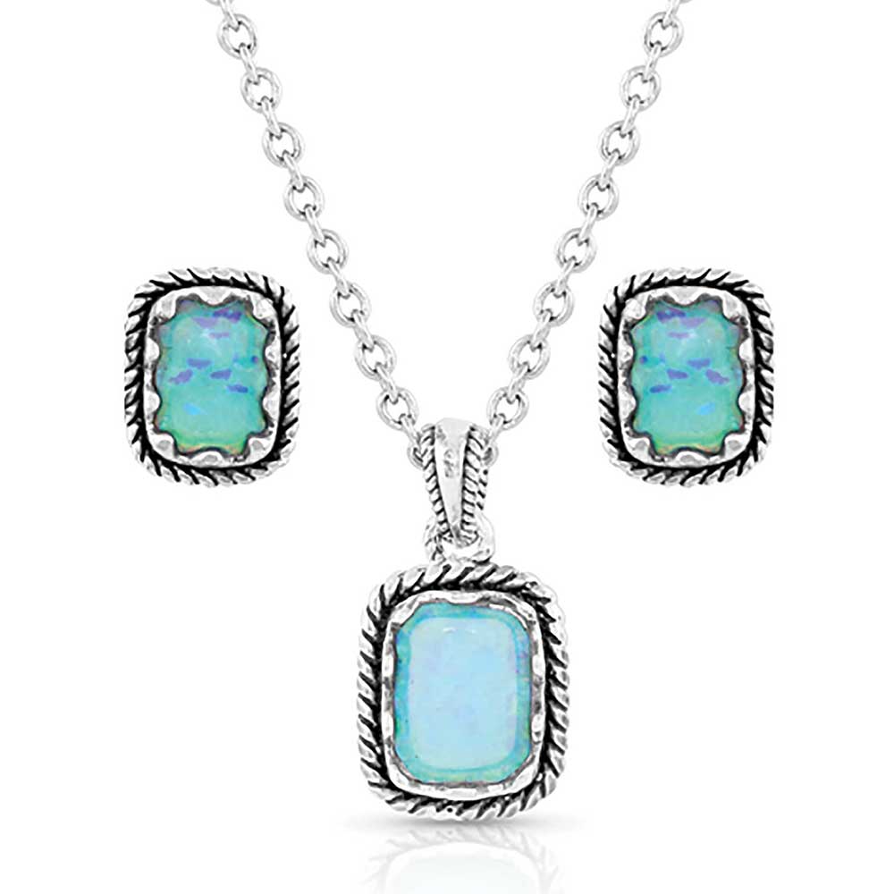 Emerald Pools Silver Jewelry Set