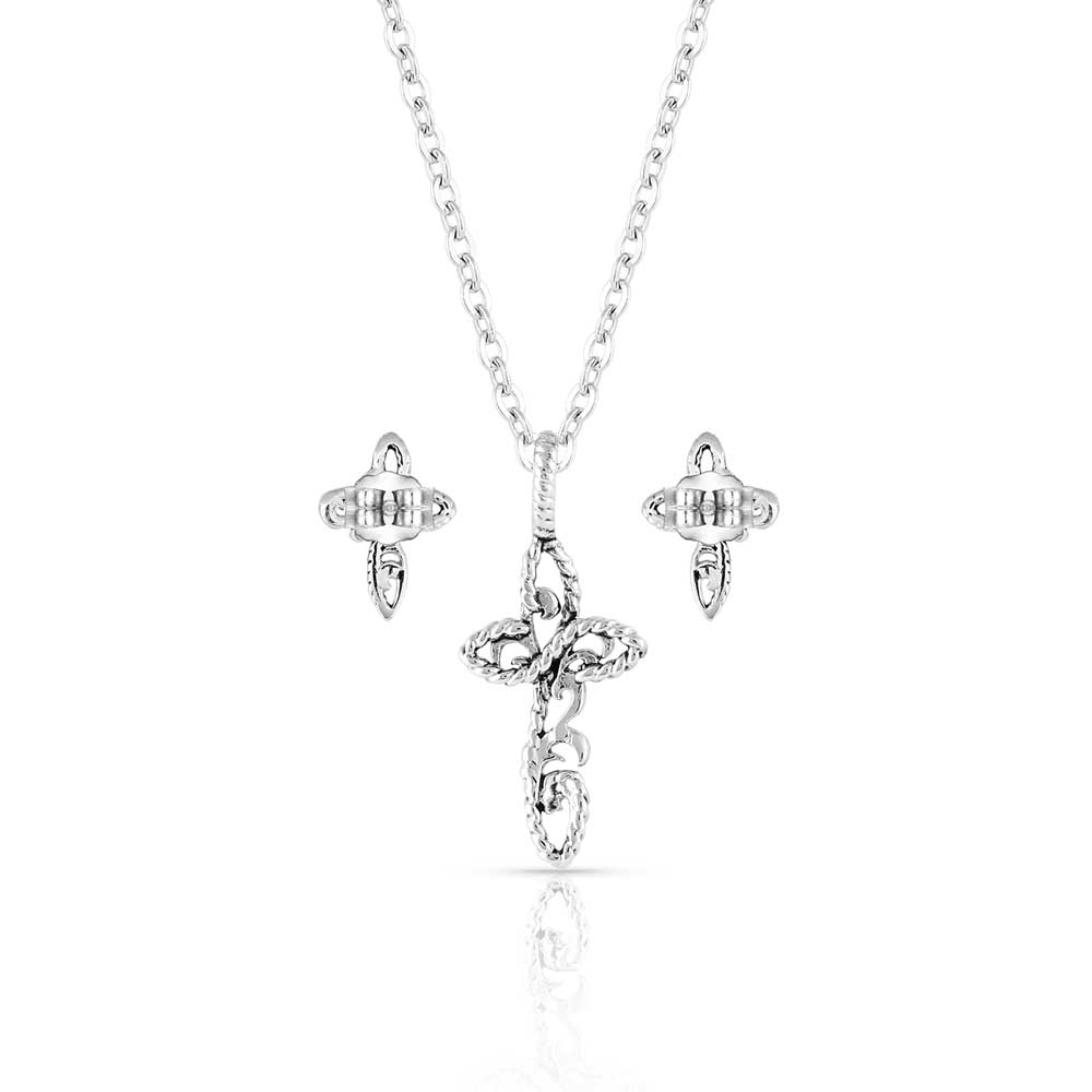 Hold Steady Faith Cross Jewelry Set